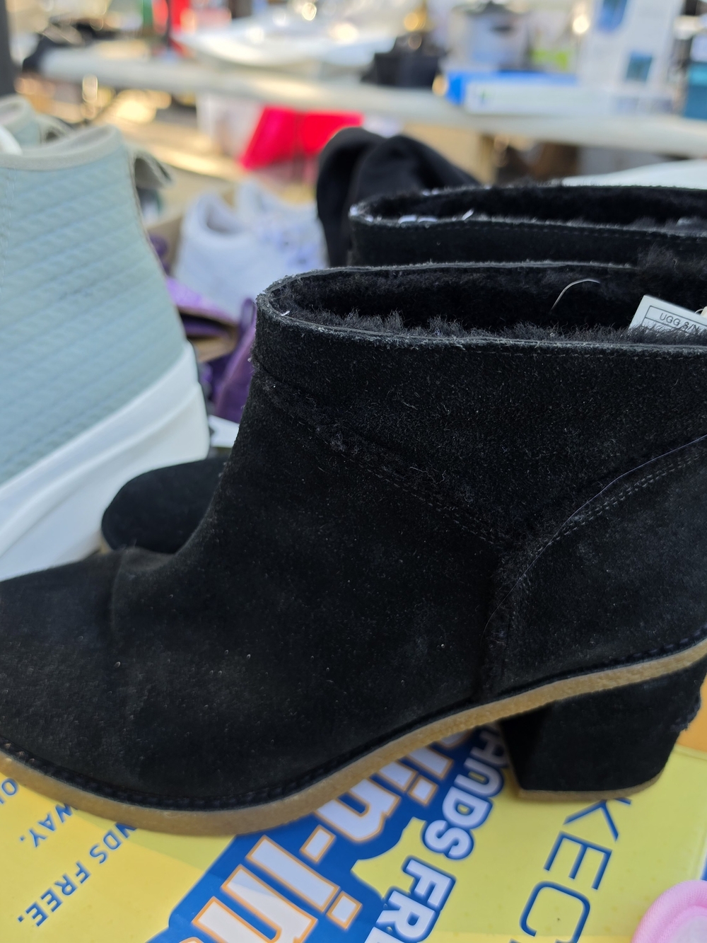 UGG Women's Black Suede Ankle Boot